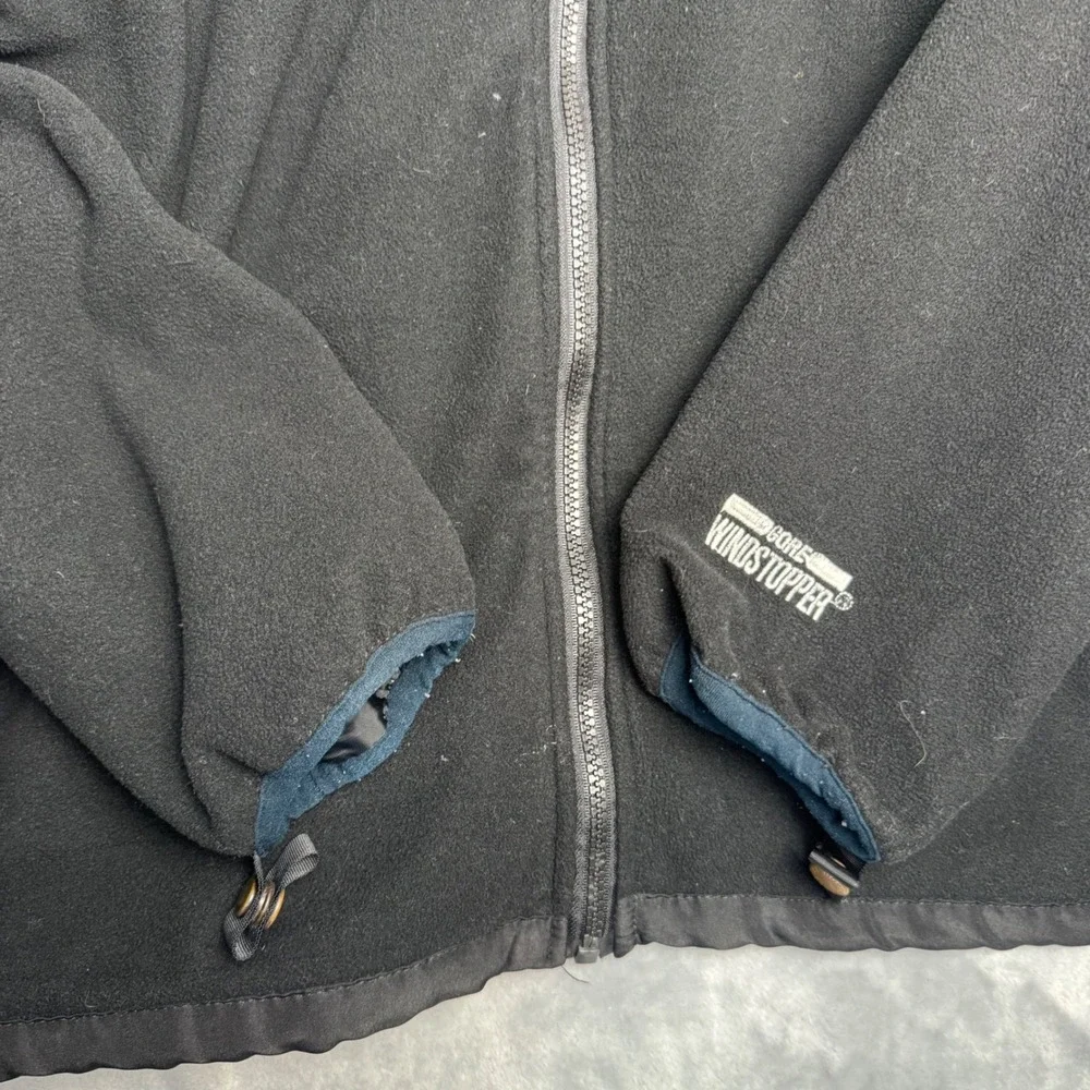 The North Face Summit Series Windstopper Fleece‎ Jacket Mens XXL Black Full Zip